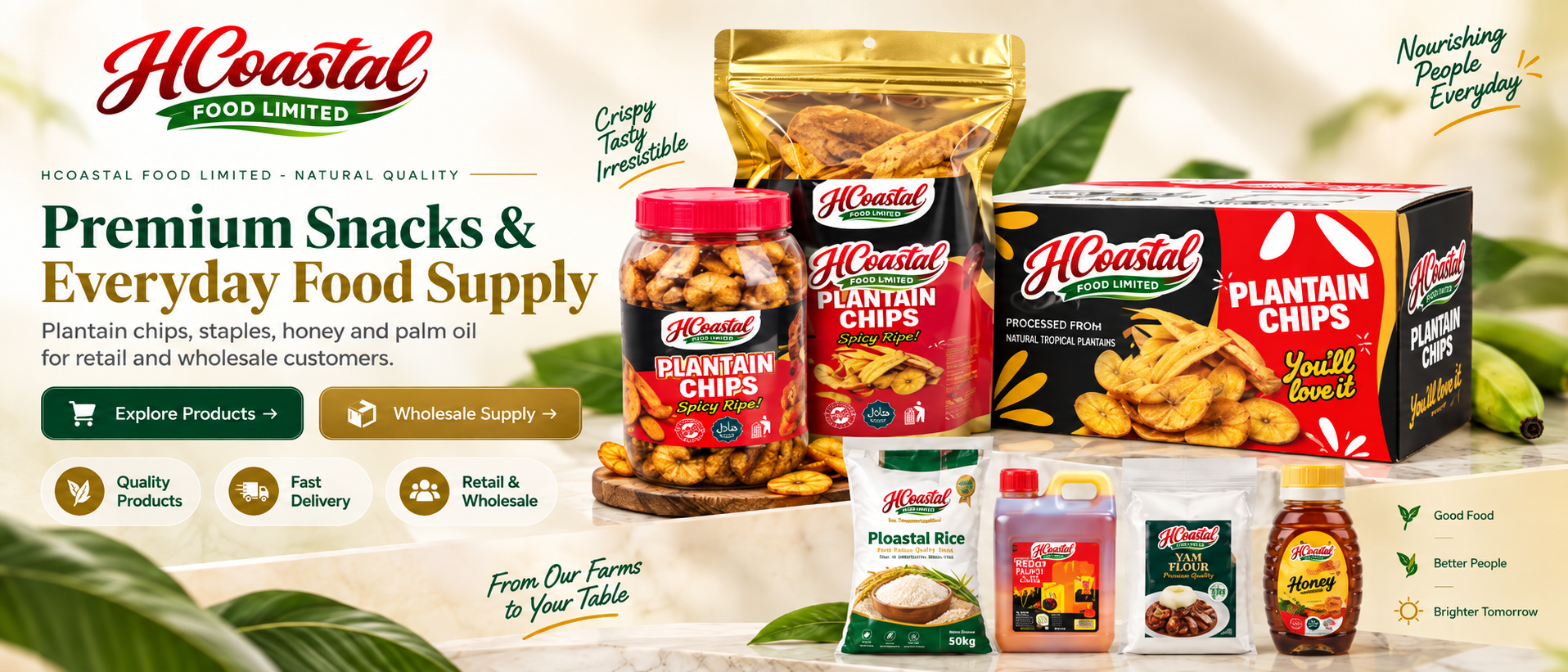 HCoastal Premium Snacks and Everyday Food Supply